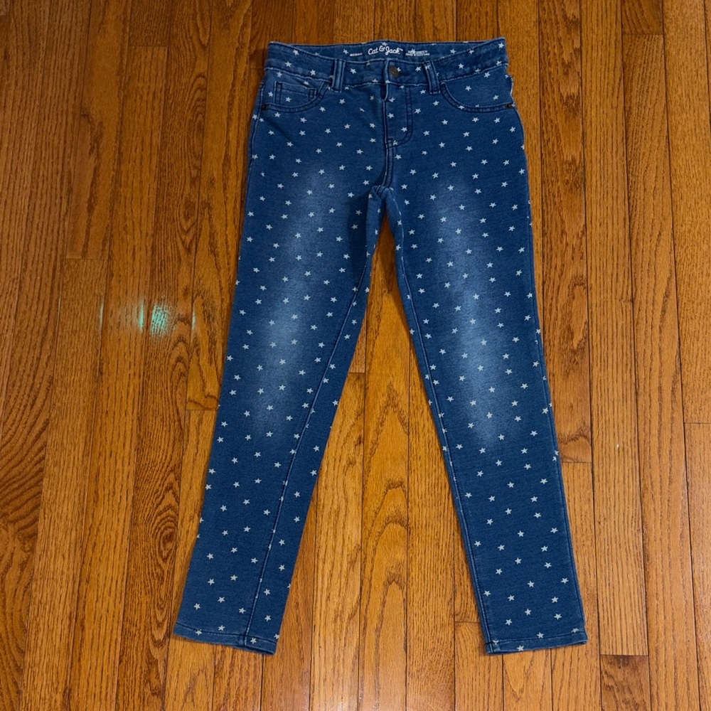 Cat & Jack Denim with White Star Pattern